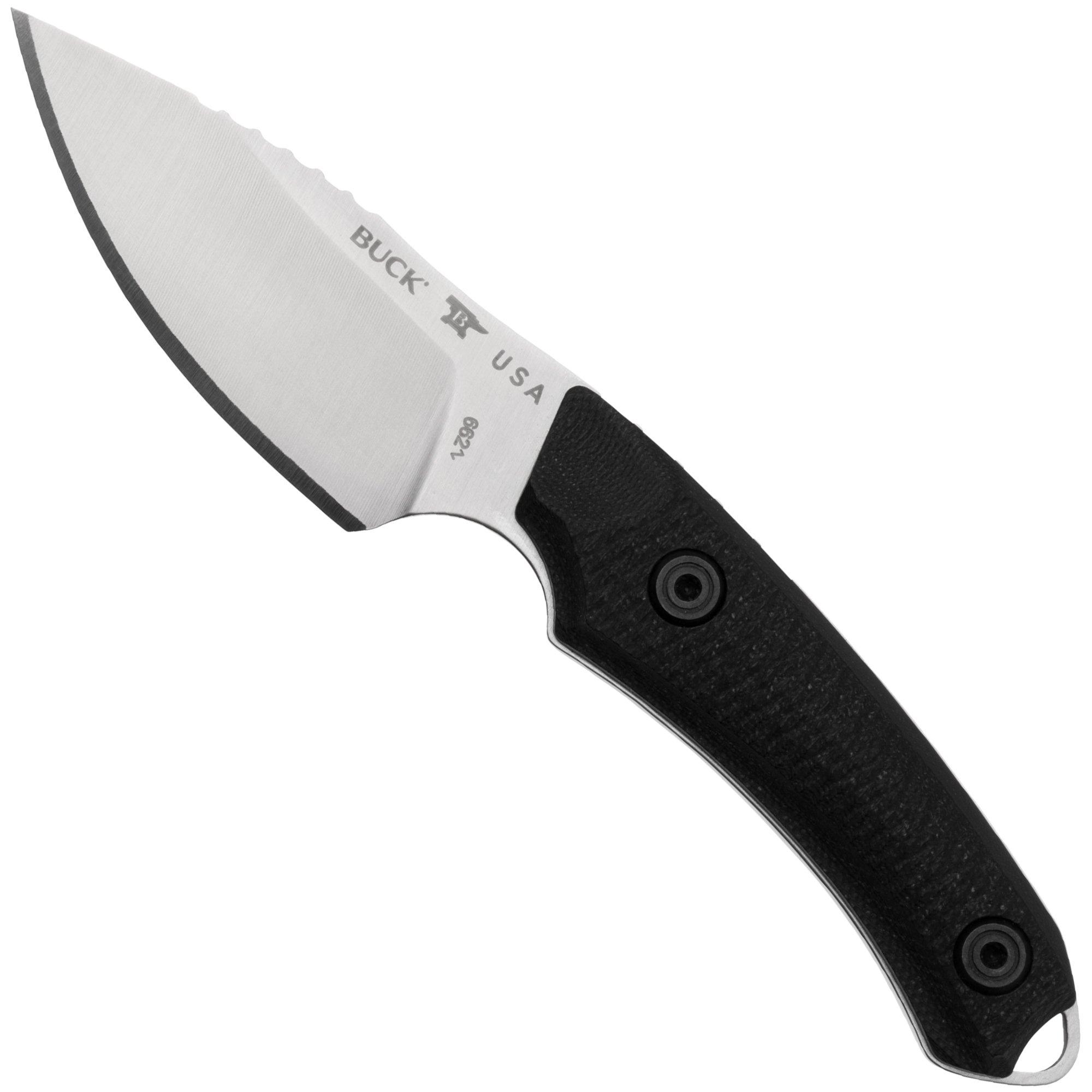 Nóż z głownią stałą Buck Alpha Scout Elite 662BKS Magnacut, Black G10