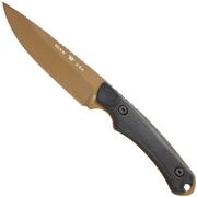 Image for Buck 663 Alpha Guide Backcountry 0663BKS1 Bronze Cerakote 420HC, Black VeraFlex Rubber & GFN, fixed knife