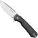 Image for Buck Stinger 0714BKS Satin D2, Black Aluminium Carbon Inlay, pocket knife