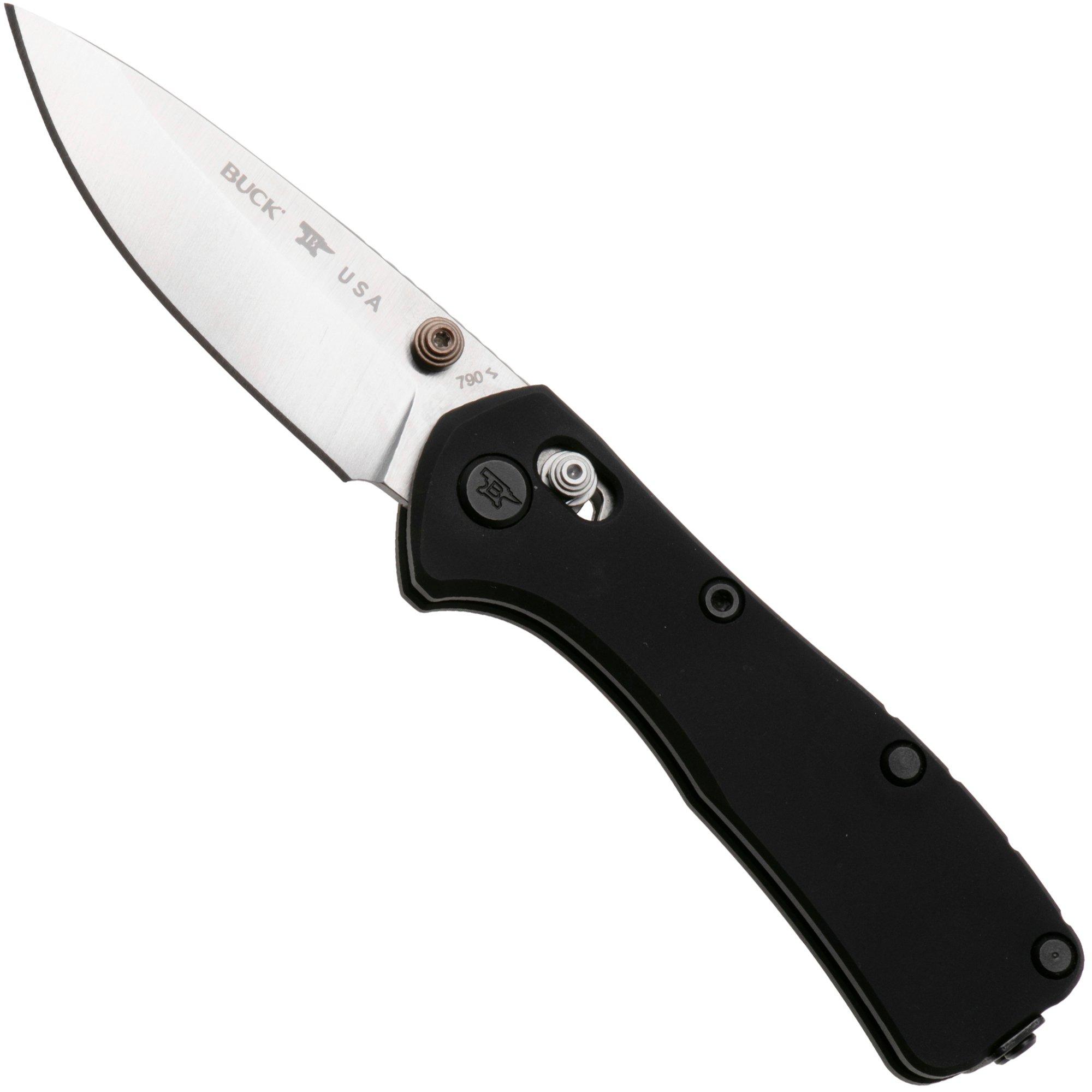 Buck 790 Mini Range Elite 0790BKS Satin MagnaCut, Black Aluminum, zakmes