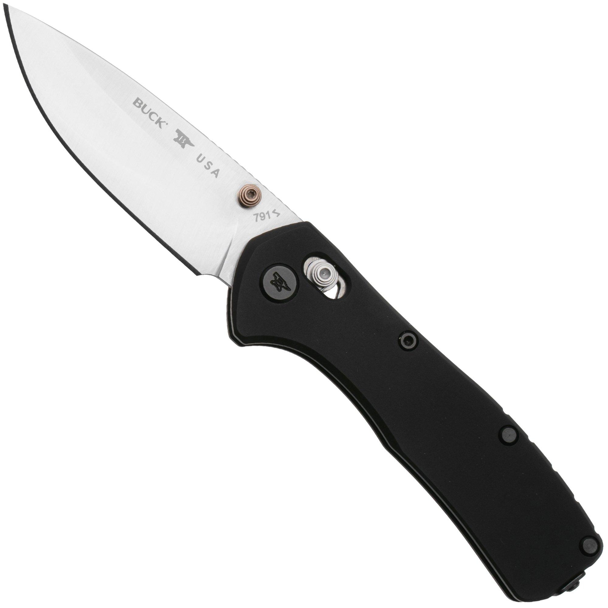 Buck 791 Range Elite 0791BKS Satin MagnaCut, Black Aluminum, Taschenmesser
