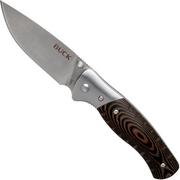 Buck Selkirk micarta couteau de poche avec pierre à feu, 0836BRS-B