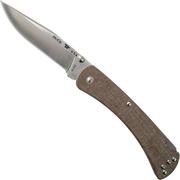 Buck 110 Slim Knife Pro Brown Micarta 0110BRS4 pocket knife