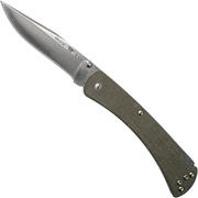 Buck 110 Slim Knife Pro Green Micarta 0110ODS4 pocket knife