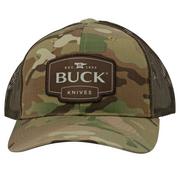 Buck Multi Camo Trucker Cap 89146, berretto