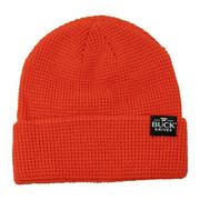 Buck Waffle Knit Beanie 89170 Blaze Orange, bonnet