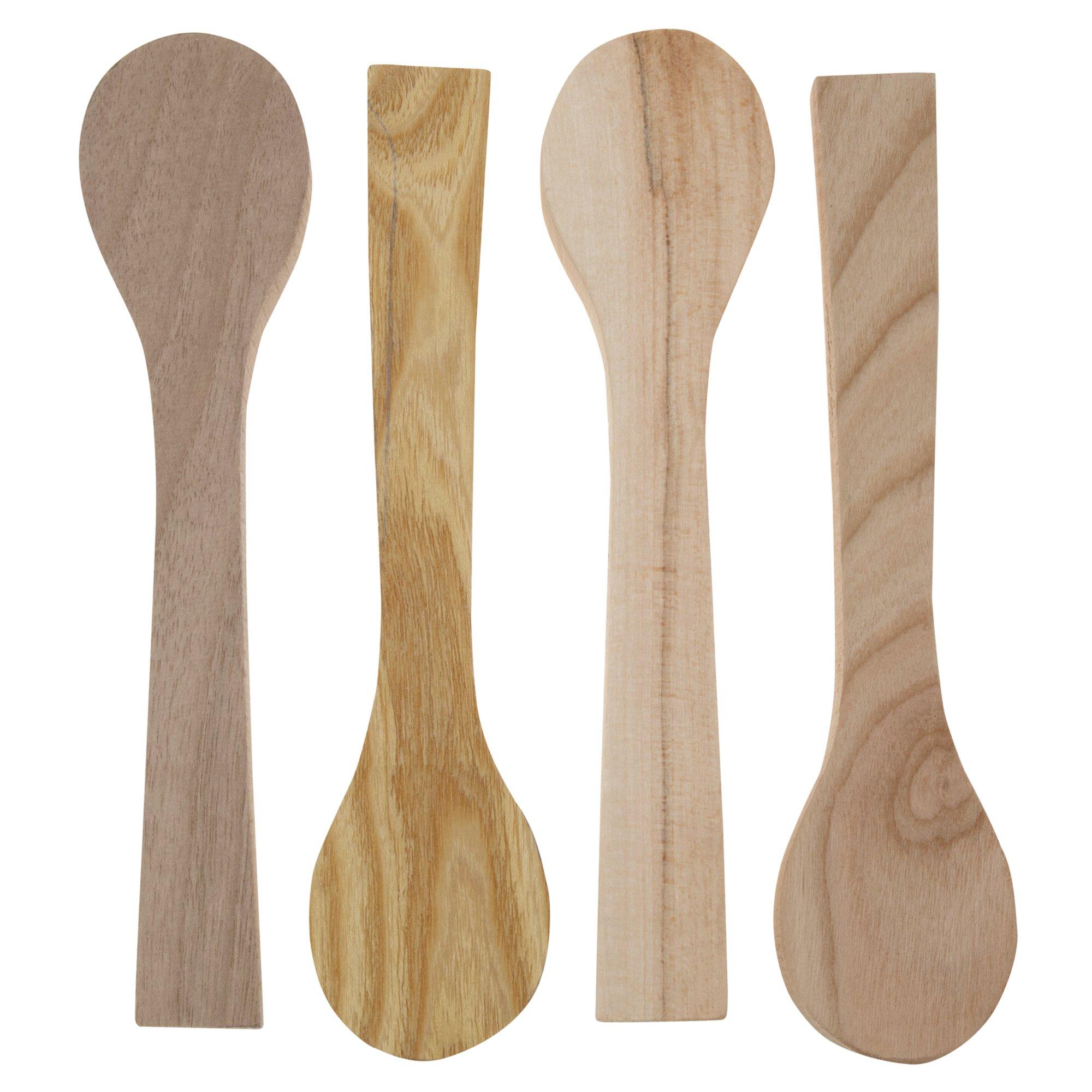 Formatka BeaverCraft BB2 Spoon Carving Blanks lipa, wiśnia, morwa, orzech
