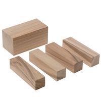 Image for BeaverCraft Wood Carving Blocks BW1-Walnut, set of 5 walnut wood blocks for carving