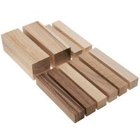 Image for BeaverCraft Carving Blocks BW10 Walnut Wood, 10-piece set of carving blocks
