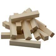 BeaverCraft Wood Carving Blocks BW16, Juego de bloques de madera de 16 piezas para tallar madera