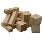BeaverCraft Wood Carving Blocks BW18, Juego de 18 piezas de bloques de madera para tallar madera