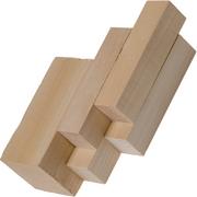 BeaverCraft Wood Carving Blocks BW1, Set di blocchi di legno per l'intaglio, 5pz