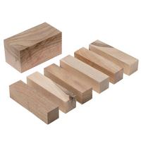 Bild für BeaverCraft Wood Carving Blocks BW7-Walnut,  Schnitzholz Set, 7-teilig, Walnuss