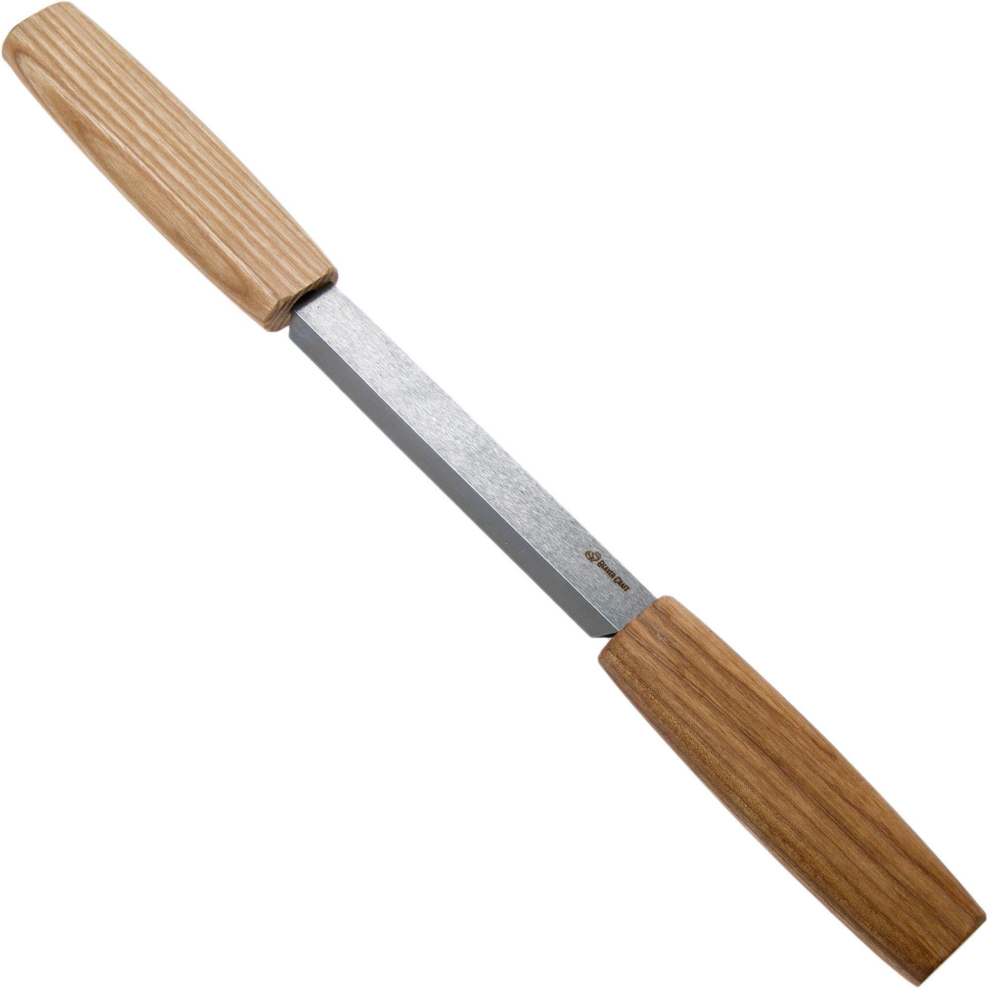 Ośnik BeaverCraft Drawknife DK2S z pokrowcem