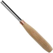 BeaverCraft Compact Straight Rounded Chisel K8-08 Sweep 8, 8 mm, guts