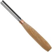 BeaverCraft Compact Straight Rounded Chisel K9-10 Sweep 9, 10 mm, goiva