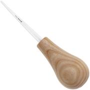 BeaverCraft Palm Chisel P1-02 Straight Flat Sweep No. 1, 2 mm, goiva de mão