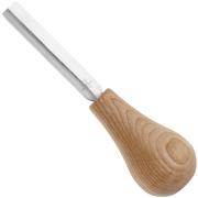 BeaverCraft Palm Chisel P5-12 Straight Rounded Sweep No. 5, 12 mm, hand gouge