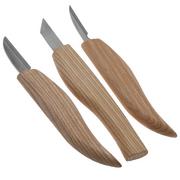 BeaverCraft S12 Starter Wood Carving Knives Set, wood cutting set