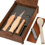 BeaverCraft Spoon Carving Tool Set S13BOX, set à sculpter le bois avec emballage cadeau