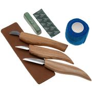 BeaverCraft S15 Starter Chip and Whittle Knife Set, wood cutting set