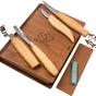 Image for BeaverCraft Professional Spoon and Kuksa Carving Set S43 Book, wood carving set with wooden storage book