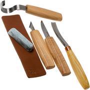 BeaverCraft Spoon Wood Carving Set S49 com faca de talhar madeira geométrica