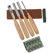 Beavercraft SC01 Gouge Wood Carving Tools Set, set per intagliare il legno