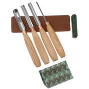 Beavercraft SC01 Gouge Wood Carving Tools Set, conjunto para talhar madeira