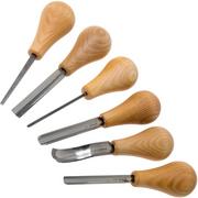 BeaverCraft Palm Chisel Wood Carving Set SC05, set à sculpter le bois