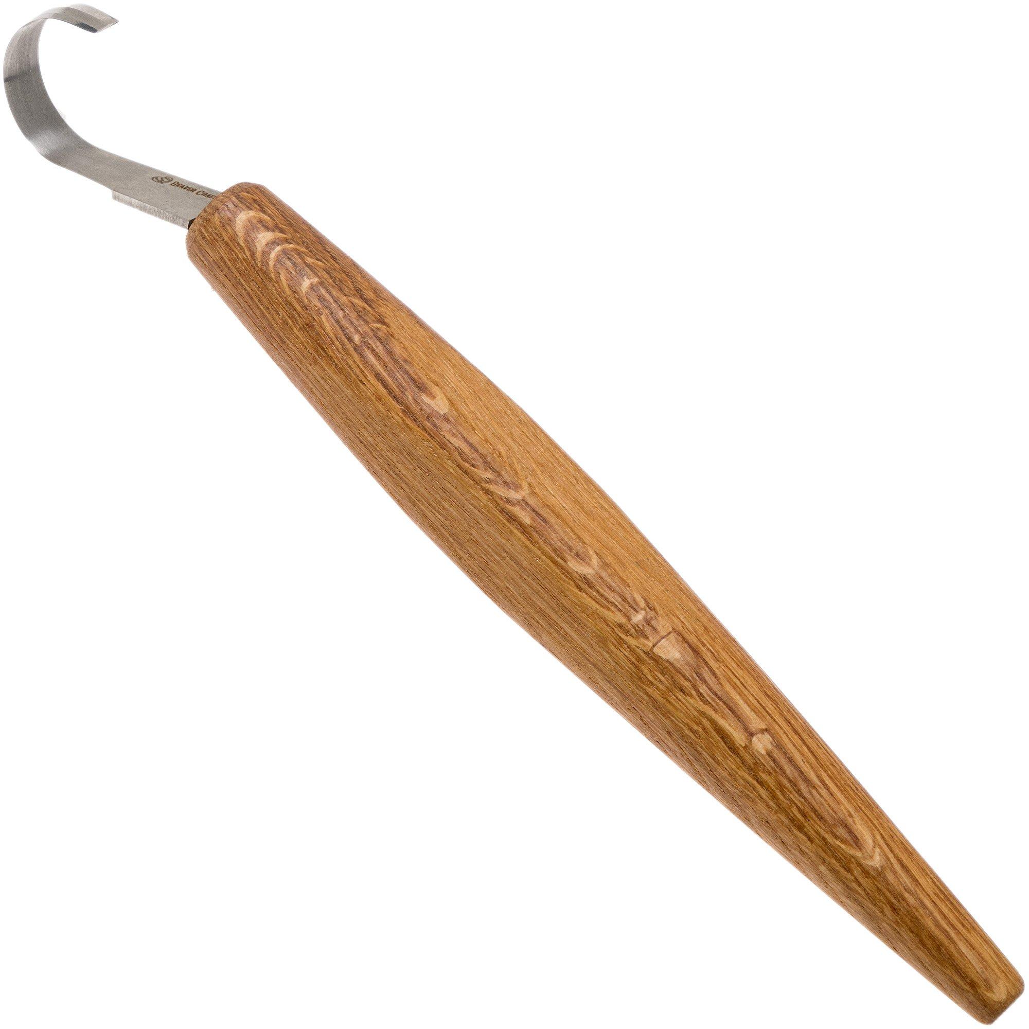 Praworęczny nóż łyżkowy BeaverCraft Oak Spoon Carving Knife Deep Cut SK5R