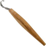 BeaverCraft Spoon Carving Knife Deep Cut Bevels SK5S, Double Edge, coltello da intaglio con fodero 