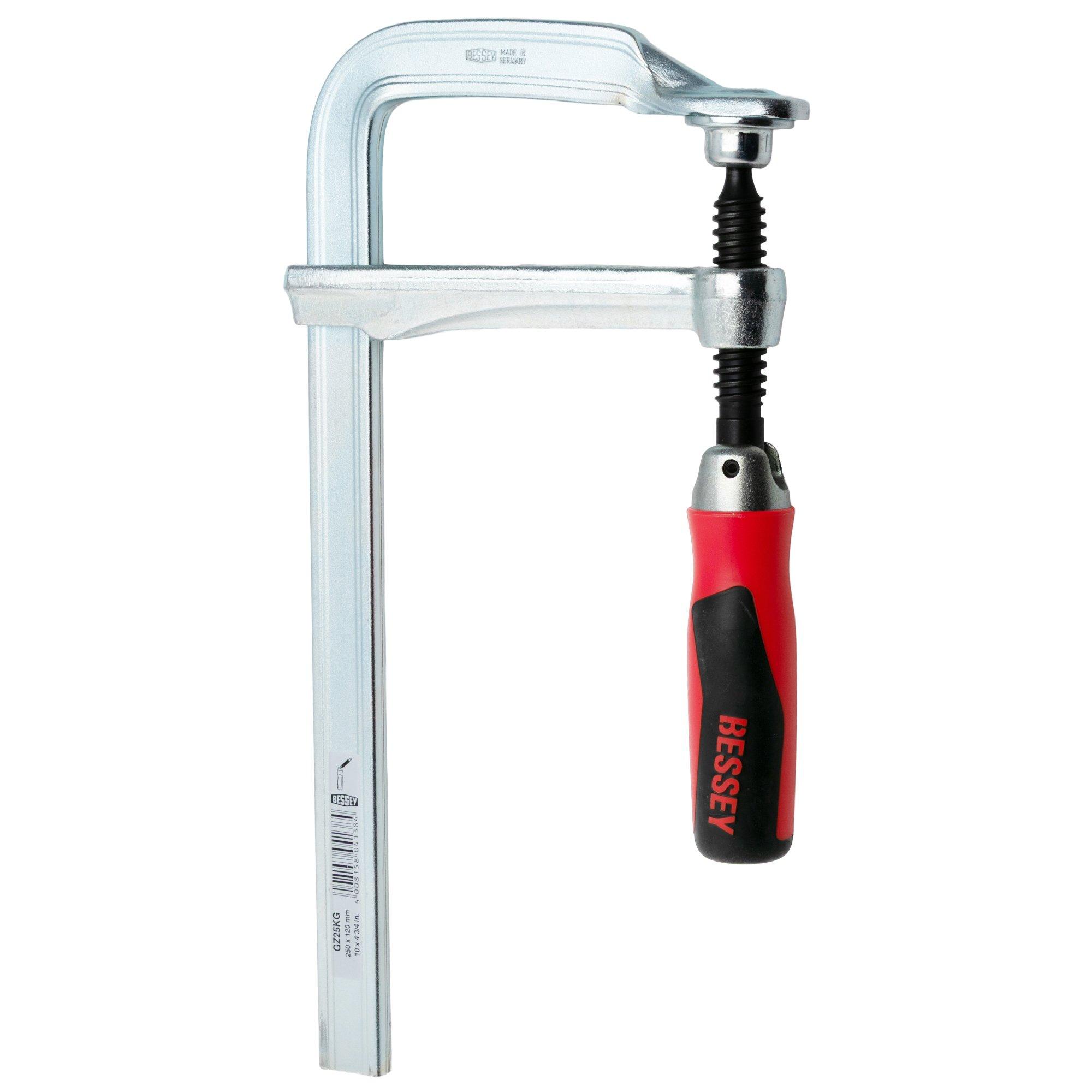 Bessey GZ25KG, Zwinge mit klappbarem Griff, 250/120 mm