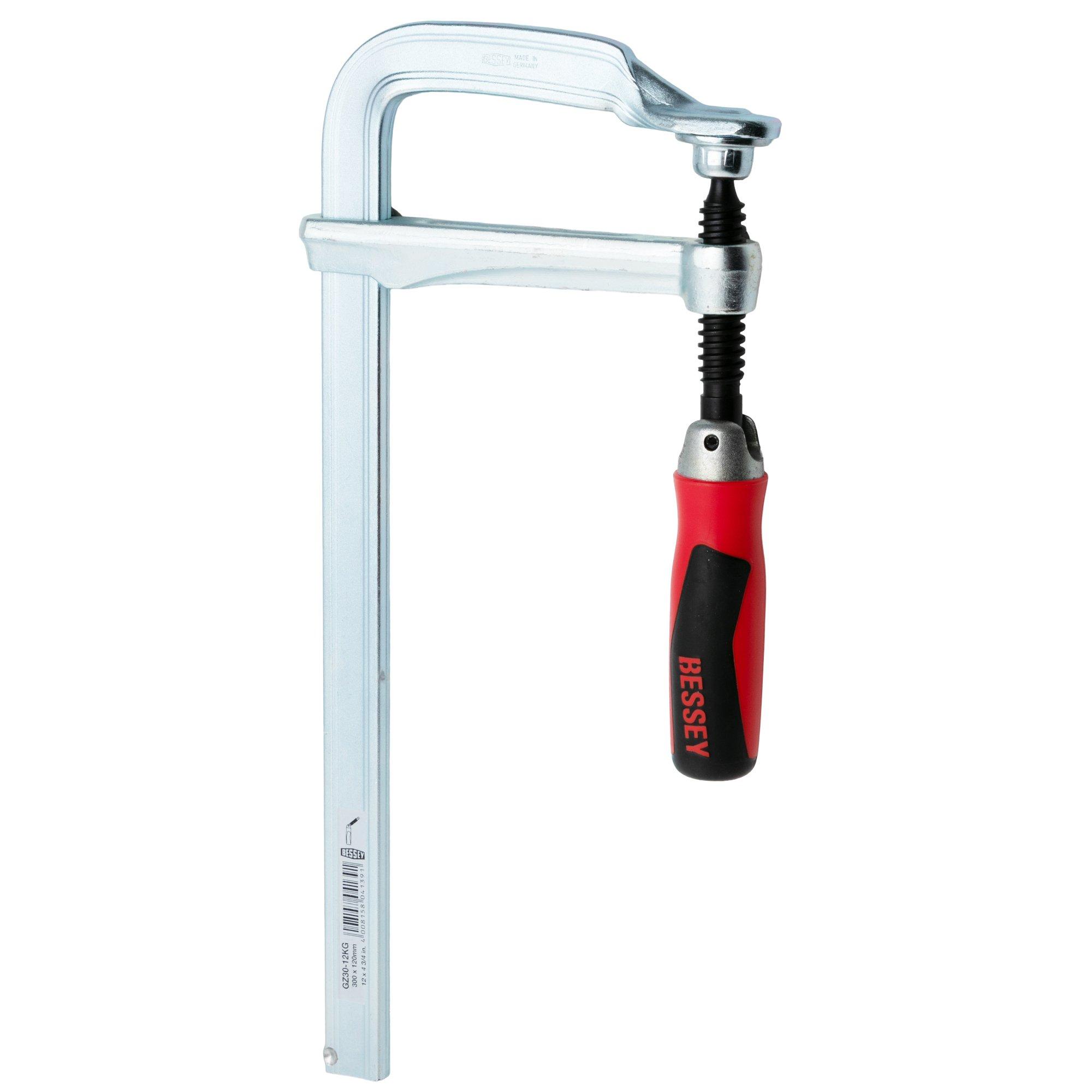 Bessey GZ3012KG, Zwinge mit klappbarem Griff, 300/120 mm