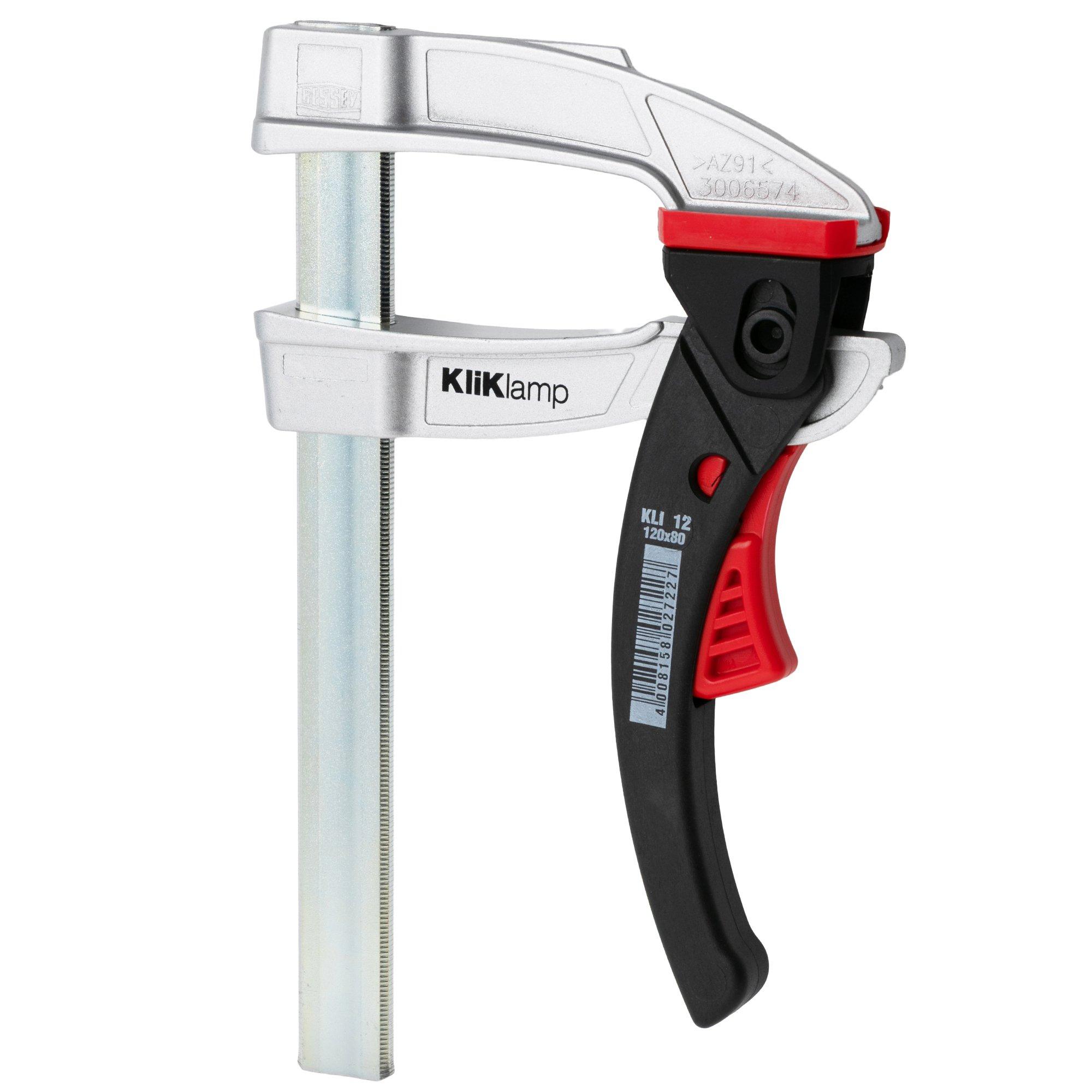 Bessey KliKlamp KLI12, Hebelzwinge, 120/80 mm