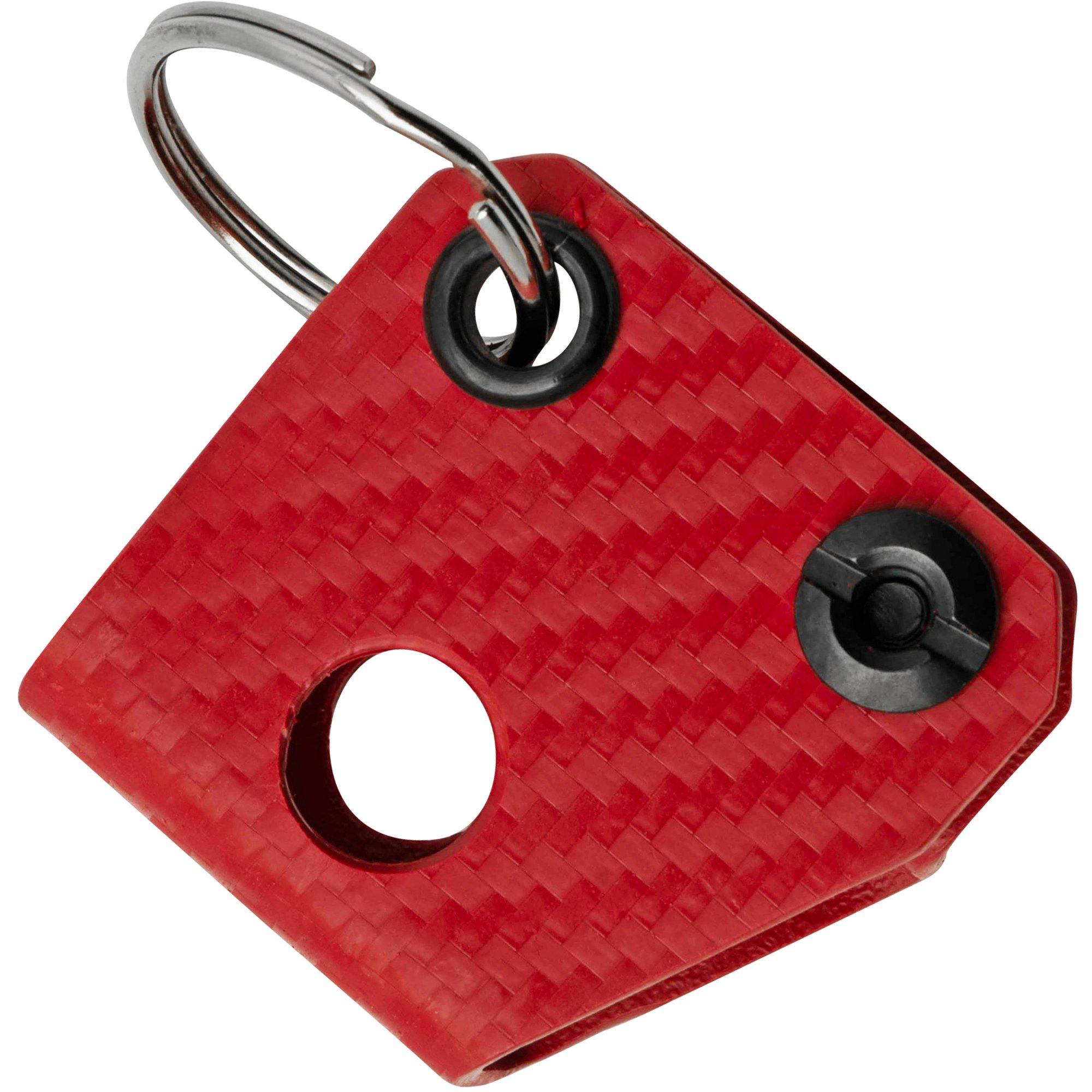 Clip And Carry Kydex Keychain Sheath Gerber Dime, Leatherman Squirt, Carbon Fiber Red GDIME-CF-RED Schlüsselring-Holster