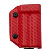 Clip And Carry Kydex Sheath Leatherman Charge Plus, Carbon Fiber Red LCHARGE-CF-RED étui de ceinture