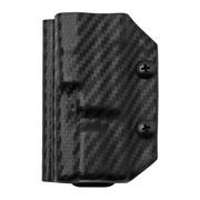 Clip And Carry Kydex Sheath Leatherman Free P4, Carbon Fiber Black LP4-CF-BLK belt holster