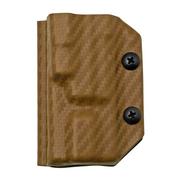 Clip And Carry Kydex Sheath Leatherman Free P4, Carbon Fiber Brown LP4-CF-BRN belt holster