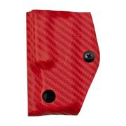 Clip And Carry Kydex Sheath Leatherman Skeletool, Carbon Fiber Red LSKEL-CF-RED holster per cintura