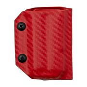 Clip And Carry Kydex Sheath Leatherman Wave, Wave Plus, Carbon Fiber Red LWAVE-CF-RED belt holster