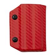 Clip And Carry Kydex Sheath SOG Powerlock, Carbon Fiber Red SPWRLK-CF-RED riemholster