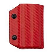 Clip And Carry Kydex Sheath SOG Powerlock, Carbon Fiber Red SPWRLK-CF-RED coldre de cinto