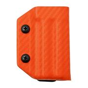 Clip And Carry Kydex Sheath Victorinox SwissTool, Carbon Fiber Orange VSTOOL-CF-ORNG belt holster