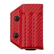 Clip And Carry Kydex Sheath Victorinox SwissTool, Carbon Fiber Red VSTOOL-CF-RED belt holster