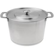 Combekk S-S 151105 Recycled Stainless Steel, cooking pot with lid, 24 cm, 6.4L