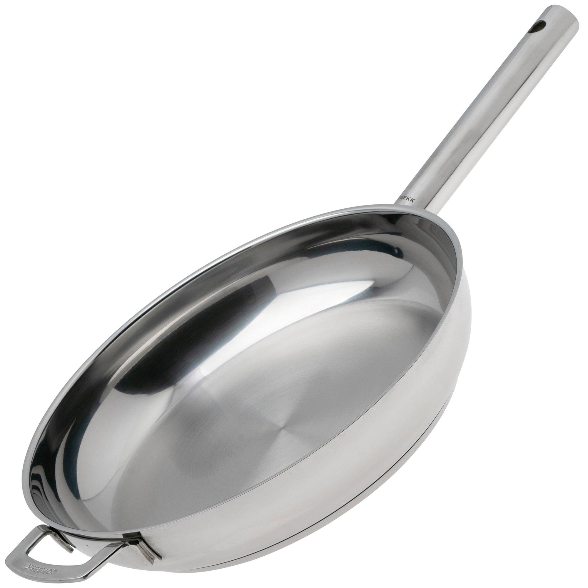 Patelnia Combekk SUS-Y Pro 151132 Uncoated Recycled Stainless Steel, 32 cm