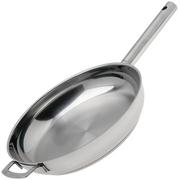 Combekk SUS-Y Pro 151132 Uncoated Recycled Stainless Steel, sartén, 32 cm