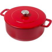 Combekk Sous-Chef Dutch Oven 24 cm vermelho, forno holandês