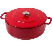 Combekk Sous-Chef Dutch Oven 28 cm vermelho, forno holandês